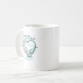 Mug Compassion à chaque battement Nurse Heart Design (Devant gauche)