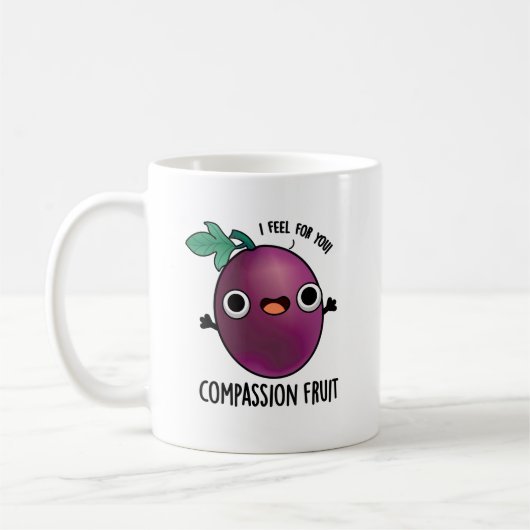 Mug Compassion Fruit Funky Passion Fruit Pun (Gauche)