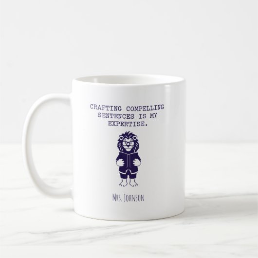 Mug Compétence en rédaction de phrases percutantes (Gauche)