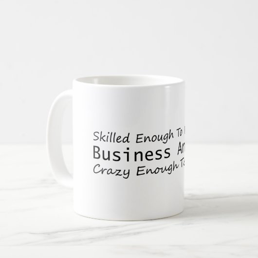 Mug Compétence suffisante pour devenir un analyste d'e (Devant gauche)