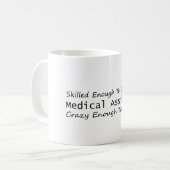 Mug Compétence suffisante pour devenir un assistant Mé (Devant gauche)