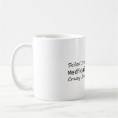 Mug Compétence suffisante pour devenir un assistant Mé (Gauche)