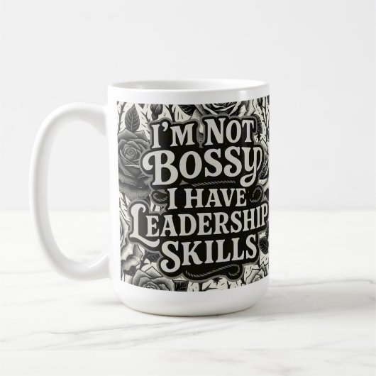 Mug Compétences de leadership Sass Design (Gauche)