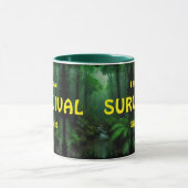 Mug Compétences de survie Prepper Survivalist SHTF Des (Centre)