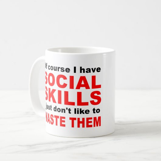 Mug Compétences sociales (Devant gauche)