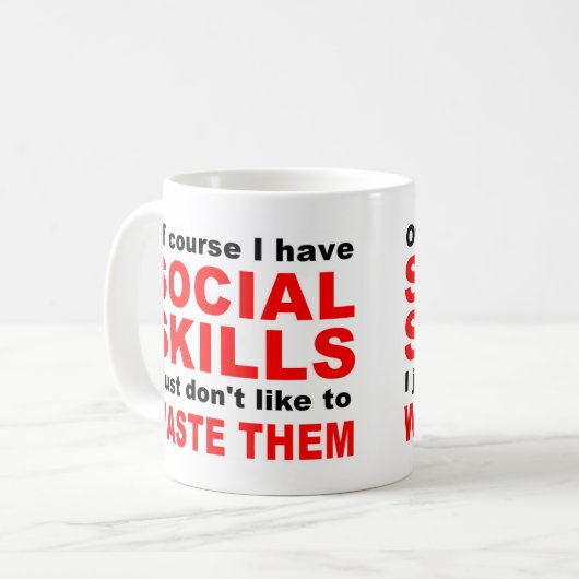 Mug Compétences sociales (Devant gauche)