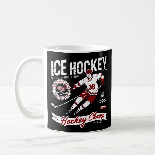 Mug Compétition mondiale de hockey sur glace (Gauche)