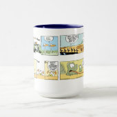 Mug Compilation de bande dessinée de marais (Centre)