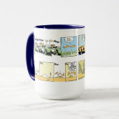Mug Compilation de bande dessinée de marais (Devant gauche)