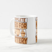 Mug Complet nerd pour la poterie roue de poterie pro h (Devant gauche)