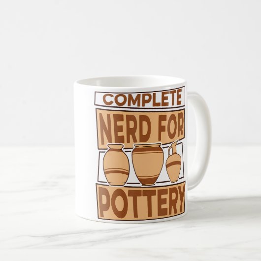Mug Complete Nerd For Pottery Pottery Pro Wheel Hobby  (Devant droit)