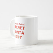 Mug Complètement cadeau secret de Père Noël de déchets (Devant gauche)