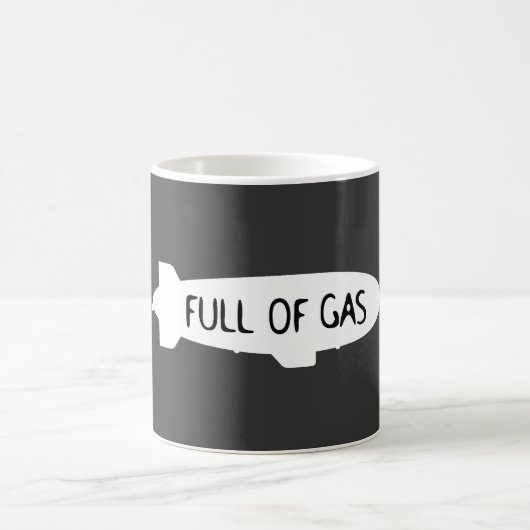 Mug Complètement du gaz - dirigeable souple (Centre)
