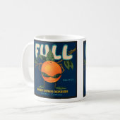 Mug Complètement - étiquette orange de caisse (Devant gauche)
