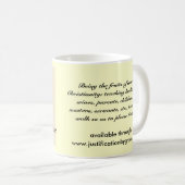 Mug Comportement chrétien (Devant droit)