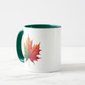 Mug Composé de la feuille d'érable (Devant gauche)