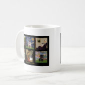 Mug Composite de pug d'art célèbre #1 (Devant gauche)