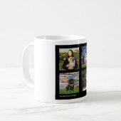 Mug Composite de pug d'art célèbre #1 (Devant gauche)