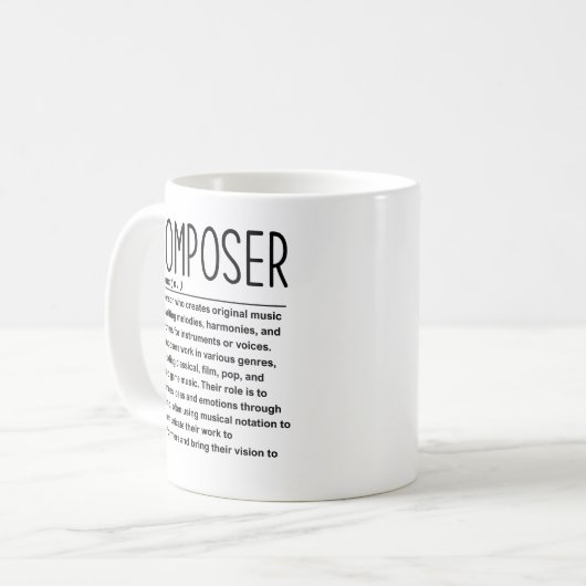Mug Compositeur (Devant gauche)