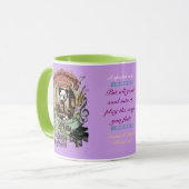 Mug Compositeur animal Chopin de panda drôle de (Devant gauche)