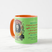 Mug Compositeur animal J.S. Bach de moutons drôles de (Devant gauche)