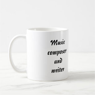 Mug Compositeur Et Écrivain De Musique