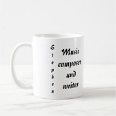 Mug Compositeur Et Écrivain De Musique (Gauche)