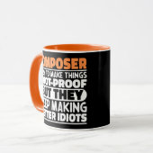 Mug Compositeur J'essaie De Rendre Les Choses Prof De (Devant gauche)
