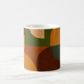Mug Composition Abstraite de Style Mid-Century Modern (Centre)