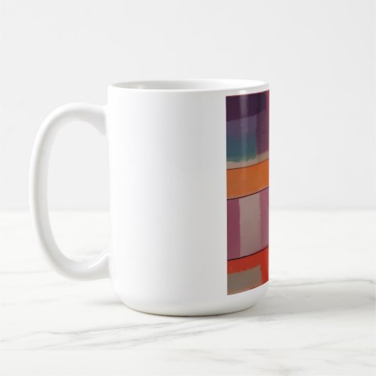 Mug Composition Abstraite Moderne (Gauche)