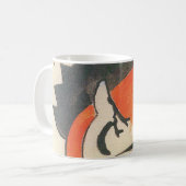 Mug Composition avec deux cerfs par Franz Marc (Devant gauche)