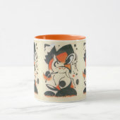 Mug Composition avec deux cerfs par Franz Marc (Centre)