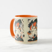 Mug Composition avec deux cerfs par Franz Marc (Devant gauche)