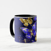 Mug Composition avec papillons Sapphire (Devant gauche)