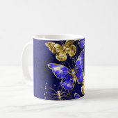 Mug Composition avec papillons Sapphire (Devant gauche)