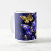 Mug Composition avec papillons Sapphire (Devant gauche)