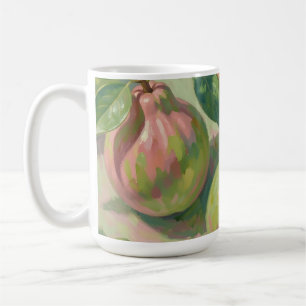 Mug Composition de guava rose et verte nature morte