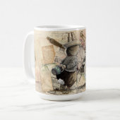 Mug composition de lapin (Devant gauche)