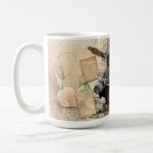 Mug composition de lapin (Gauche)