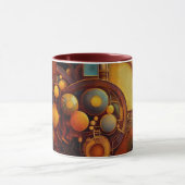 Mug Composition d'Orbe Mécanique Steampunk (Centre)