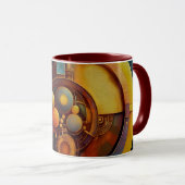 Mug Composition d'Orbe Mécanique Steampunk (Devant droit)