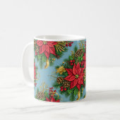 Mug Composition florale colorée pour Noël (Devant gauche)