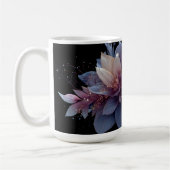 Mug Composition florale élégante violette et or fantai (Gauche)