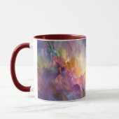 Mug Composition florale pastel abstraite lumineuse (Gauche)