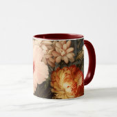 Mug Composition florale vintage vibrante (Devant droit)