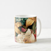 Mug Composition florale vintage vibrante (Devant droit)