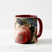 Mug Composition florale vintage vibrante (Devant droit)