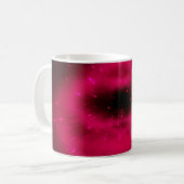 Mug Composition fractale rose Abstraite. Explosion mag (Devant gauche)