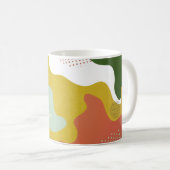 Mug Composition géométrique abstraite moderne avec déc (Devant droit)