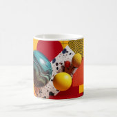 Mug Composition géométrique colorée abstraite (Centre)